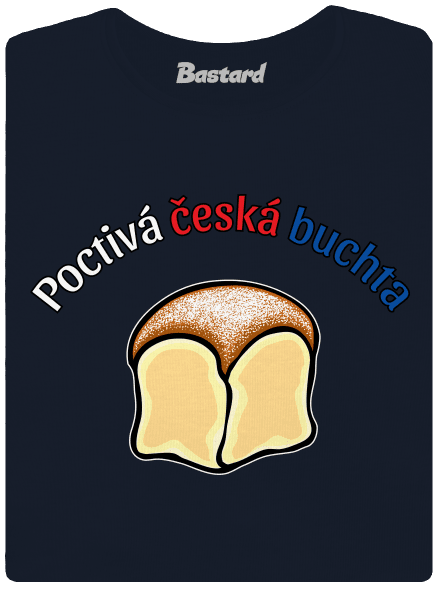 Poctivá buchta a klobása dámské tričko Navy Mal