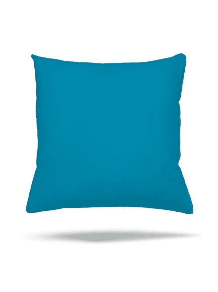 Bez potisku polštář Blue Turquoise
