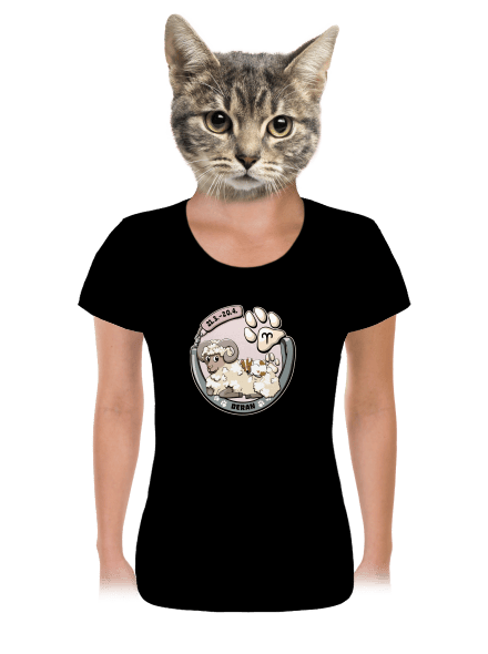 Psí horoskop: Beran dámské tričko Black