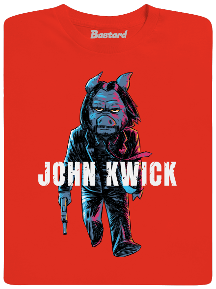 John Kwick pánské tričko  Fiery Red