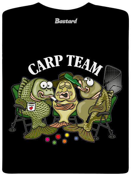 Carp Team pánské tričko Black
