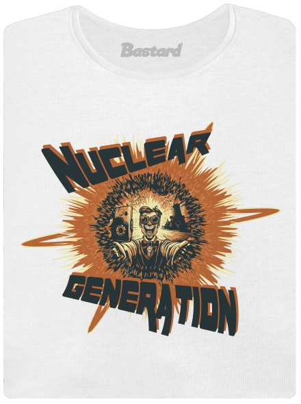 Nuclear generation 2 dámské tričko s lemem  White