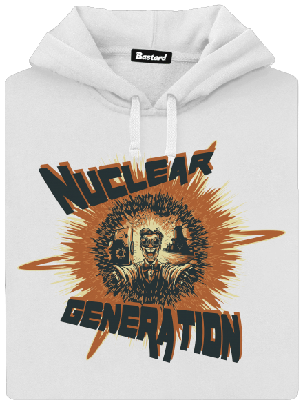 Nuclear generation 2 dámská mikina klokanka  White