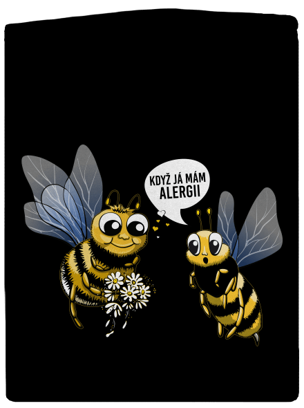 Alergická včelka