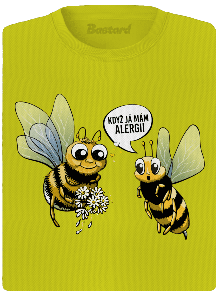Alergická včelka