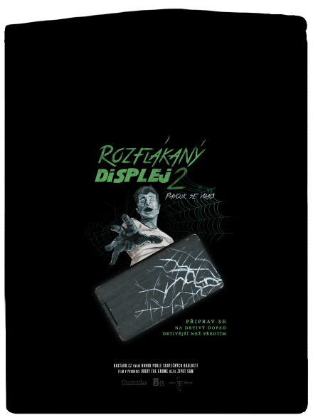 B13: Rozflákaný displej