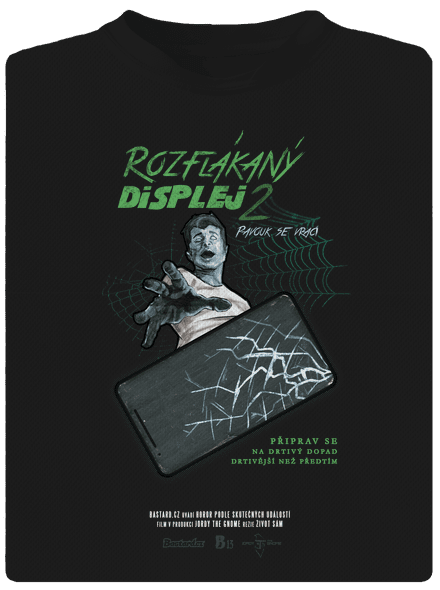 B13: Rozflákaný displej