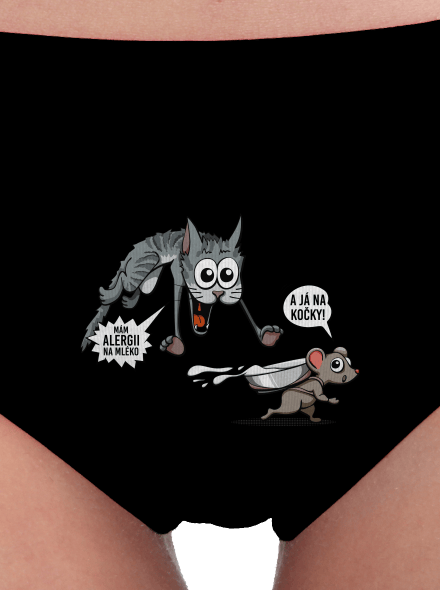 Alergická kočka a myš