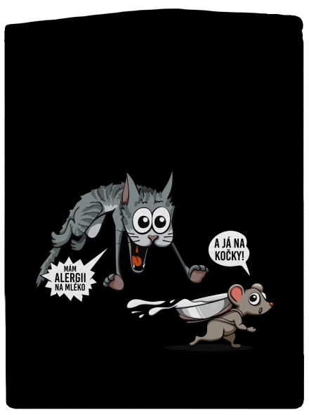 Alergická kočka a myš