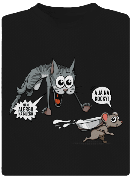 Alergická kočka a myš