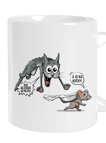 Alergická kočka a myš