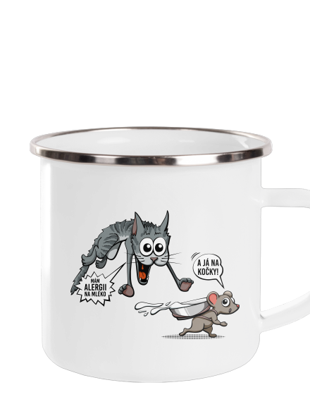 Alergická kočka a myš