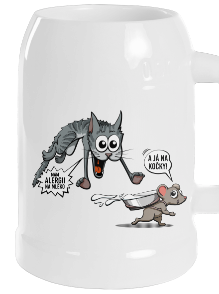 Alergická kočka a myš