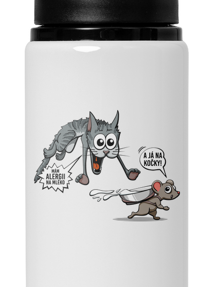 Alergická kočka a myš