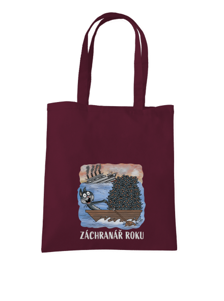 Záchranář roku taška Burgundy