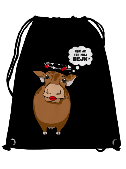 Kráva na pánském tričku