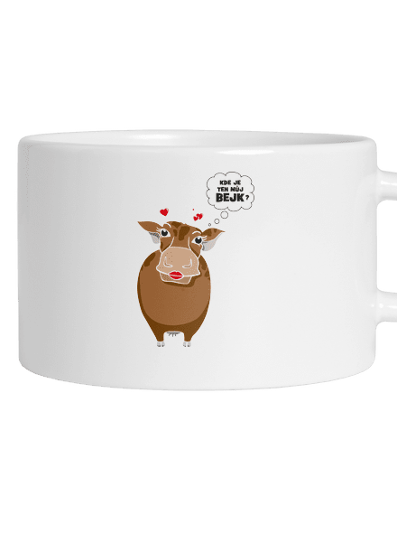 Kráva na pánském tričku