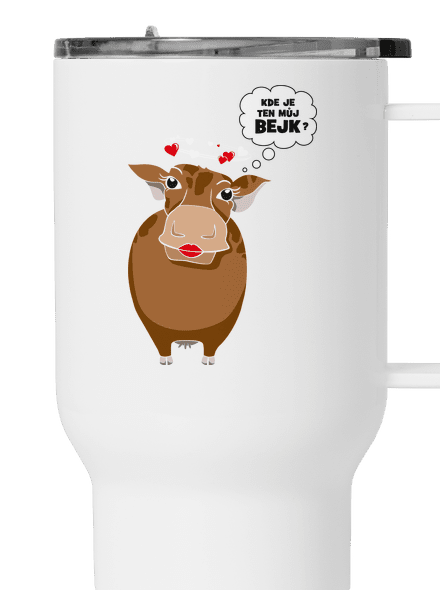 Kráva na pánském tričku