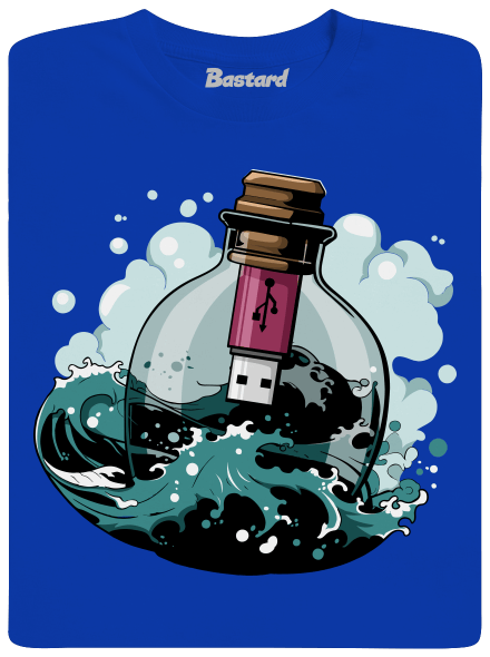 USB vzkaz v láhvi