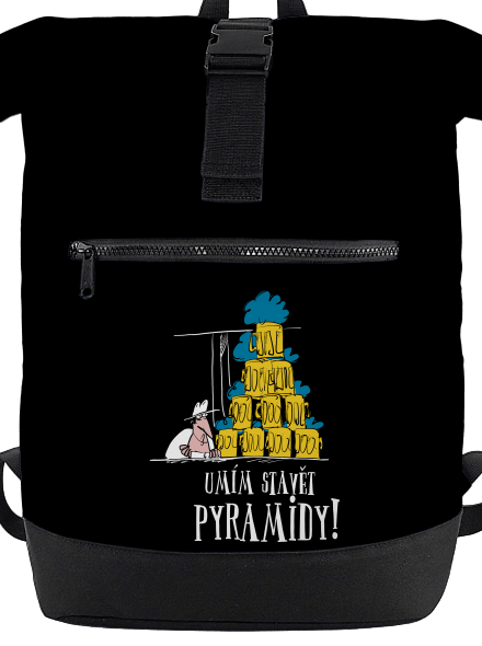 Umím stavět pyramidy batoh  Black