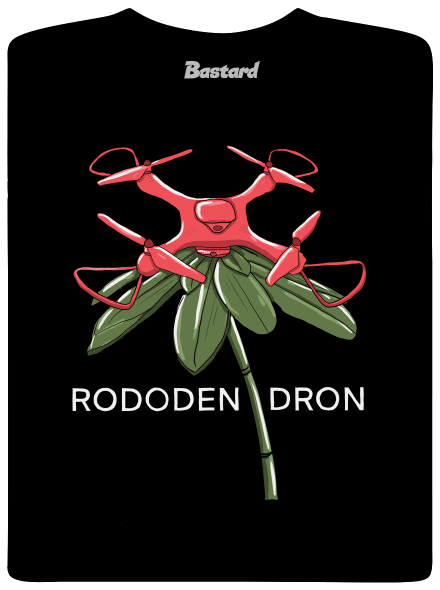 Rododendron pánské tričko Black