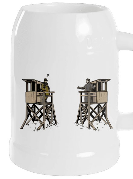 Myslivec a kazatelna