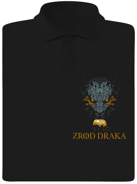 Zrod draka pánská polokošile Black