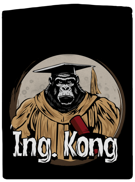Ing. Kong dámská mikina na zip  Black
