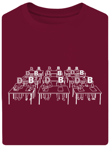 Cimrman: Debil, blbeček unisex tričko oversized Garnet