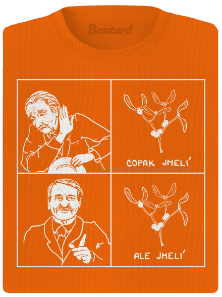 Cimrman: Copak jmelí dámské sportovní tričko Neon Orange