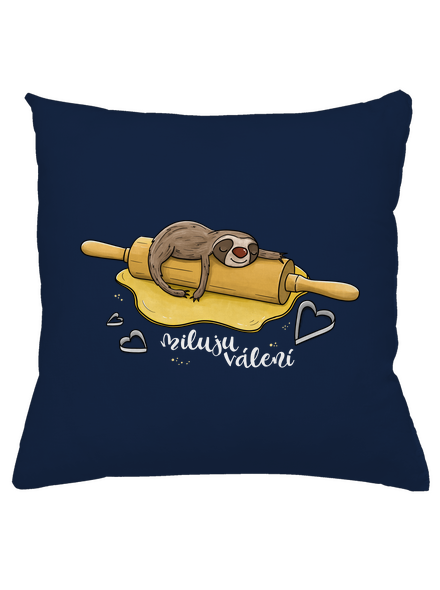 Miluju válení polštář Dark Navy