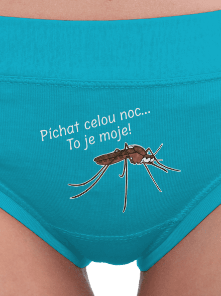 Komár s výdrží dámské kalhotky Turquoise