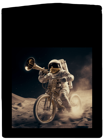 Lance Neil Louis Armstrong na měsíci pánská mikina na zip  Black
