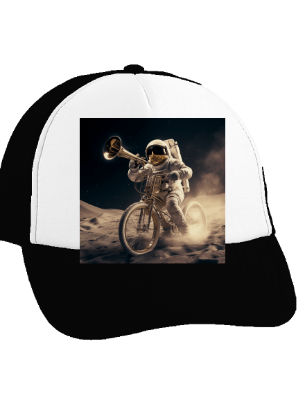 Lance Neil Louis Armstrong na měsíci kšiltovka  Black cap