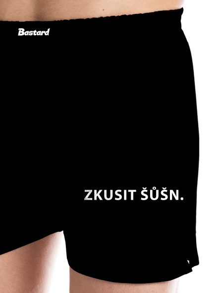 Zkusit šůšn pánské trenky  Black