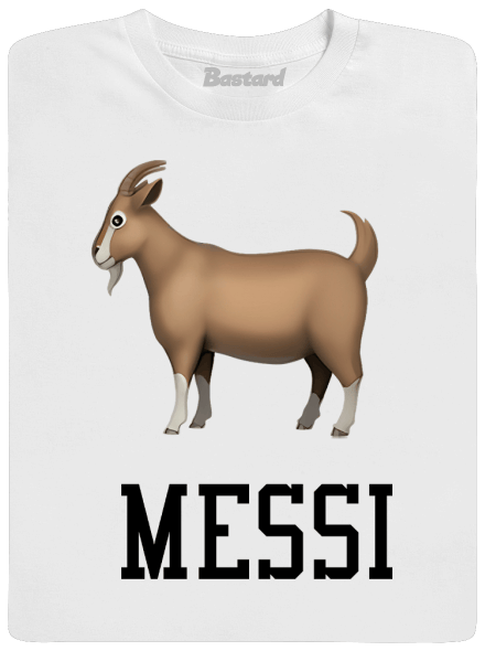 Goat Messi pánské tričko  White