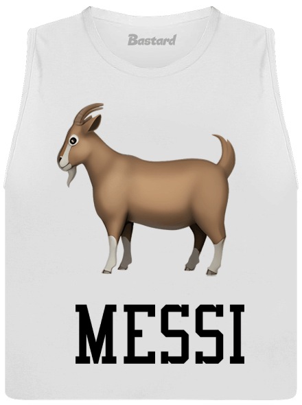 Goat Messi dámské tílko volné  White