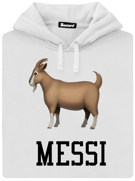 Goat Messi dámská mikina klokanka  White