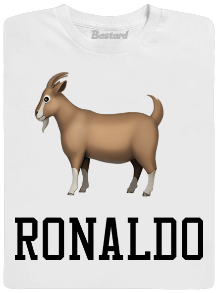 Goat Ronaldo pánské tričko  White