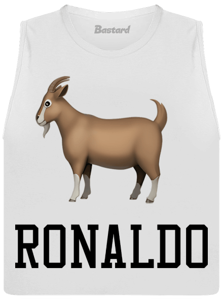 Goat Ronaldo dámské tílko volné  White