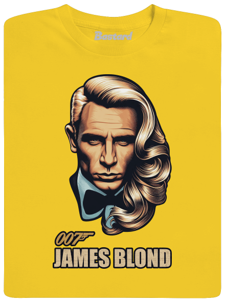 James Blond pánské tričko  Gold
