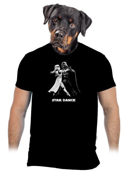 Star dance pánské tričko Black