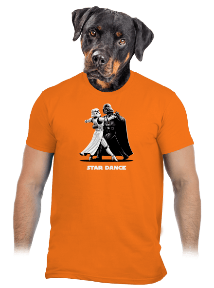 Star dance pánské tričko Orange