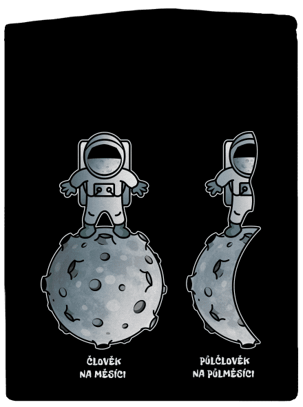 Půlčlovek na půlměsíci