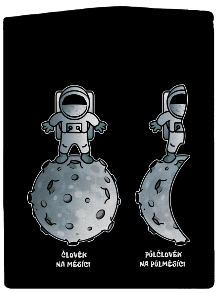 Půlčlovek na půlměsíci