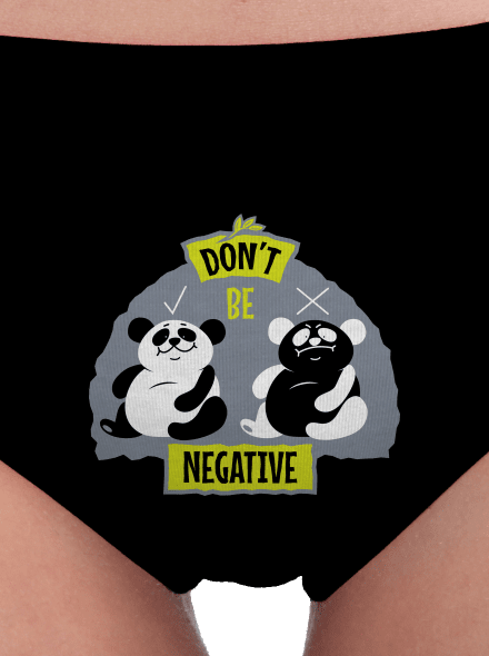 Don't be negative