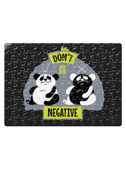 Don't be negative