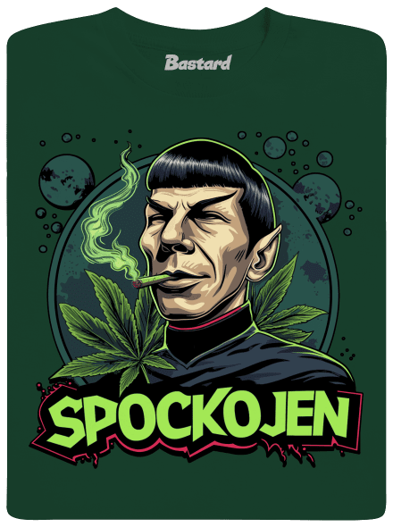 Spockojen pánské tričko  Bottle Green