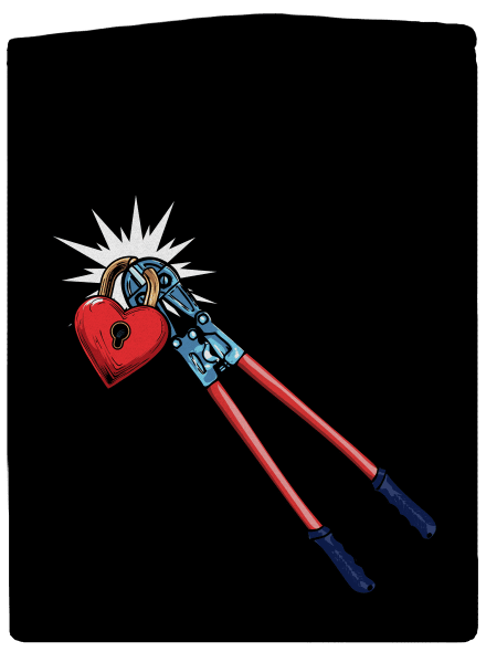 Kleště na zámek lásky