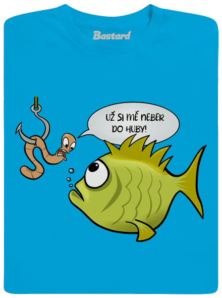 Ryba a žížala pánské tričko Atoll
